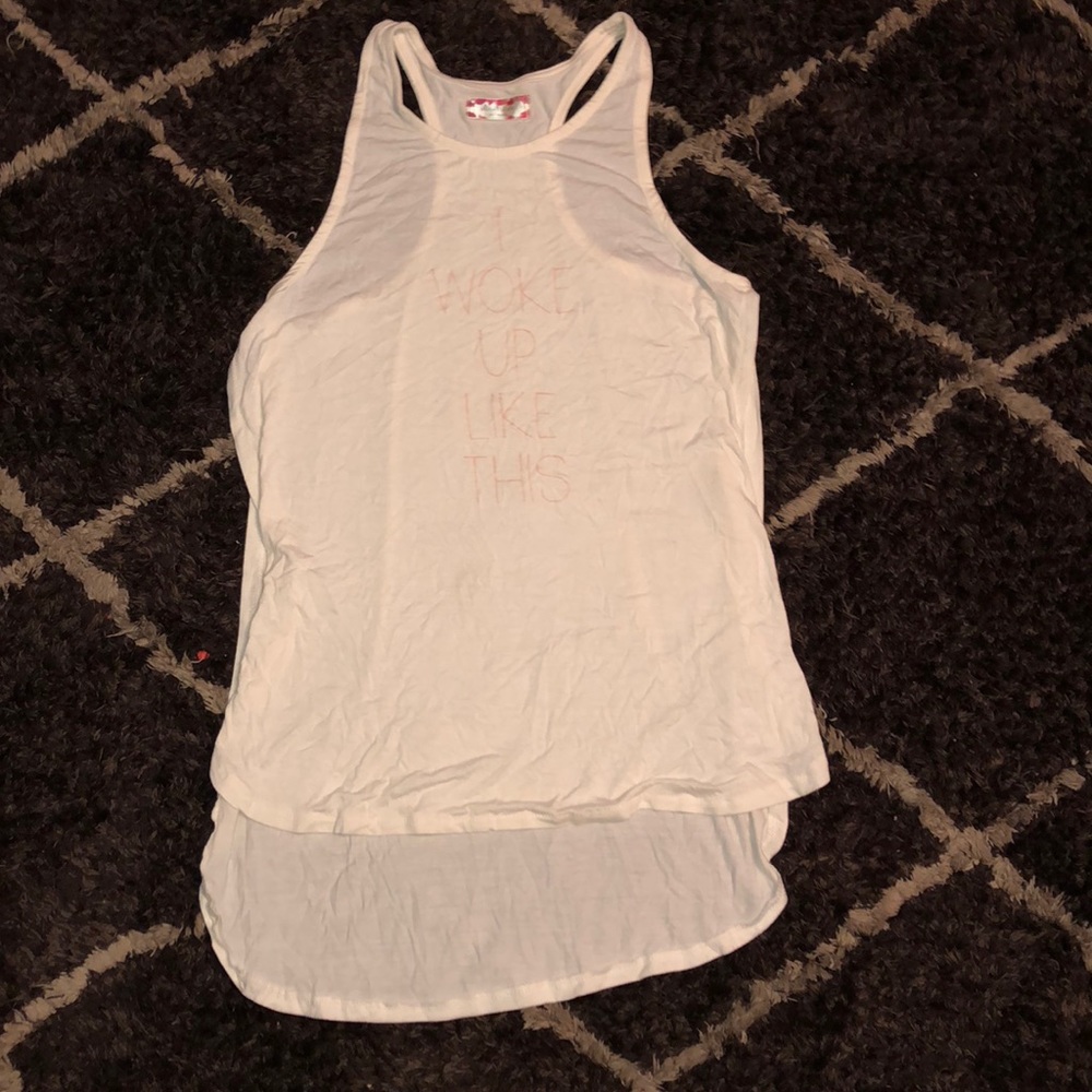 White muscle that says “I woke up like this”